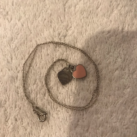 authentic Tiffany’s double heart necklace - Picture 3 of 3